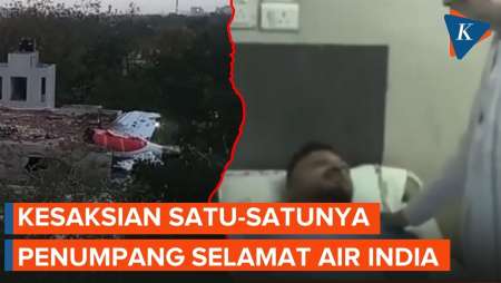 Ramesh, Satu-satunya Penumpang Air India yang Selamat Mengaku Dengar Ledakan
