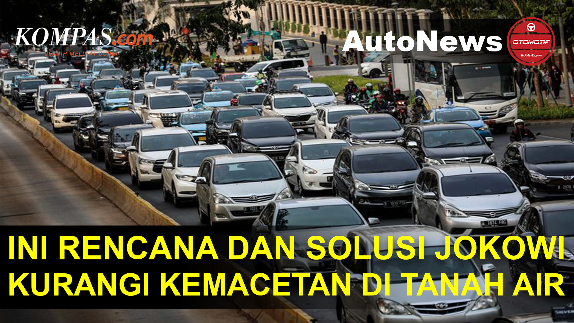 Solusi Jokowi untuk Kurangi Macet karena Lonjakan Penjualan Mobil