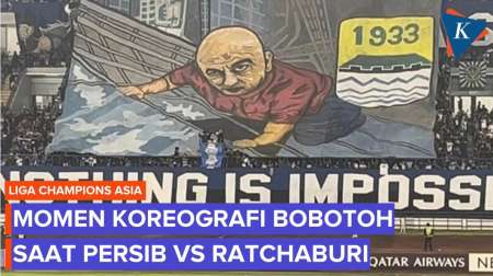 Bobotoh Buat Koreografi Bojan Hodak Saat Persib Vs Ratchaburi