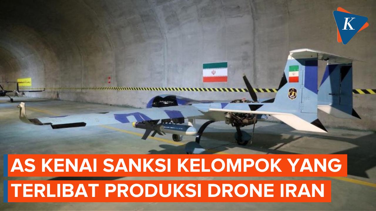 Kelompok Bisnis yang Terlibat Produksi Drone Iran Dikenai Sanksi AS