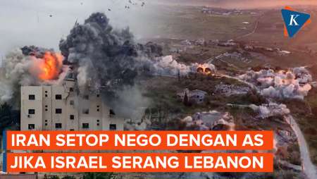 Iran Ancam Hentikan Negosiasi Dengan AS Jika Israel Terus Serang Lebanon