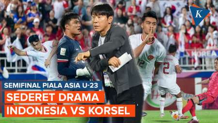 4 Drama Indonesia VS Korsel, Diwarnai Kartu Merah dan Manuver Ernando Cetak Gol