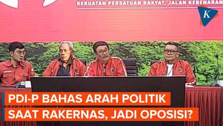 PDI-P Tentukan Sikap di Pemerintahan Prabowo Saat Rakernas