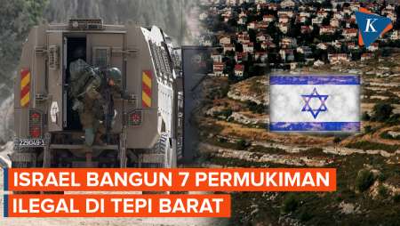 Israel Bangun 7 Pos Permukiman Ilegal di Tepi Barat Palestina