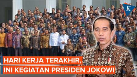 Hari Kerja Terakhir, Apa Saja Aktivitas Presiden Jokowi?