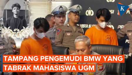 Tampang Pengemudi BMW yang Tabrak Mahasiswa UGM, Kini Resmi Ditahan
