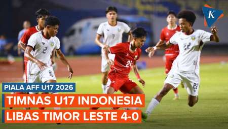 Hasil Piala AFF U17, Timnas U17 Indonesia Libas Timor Leste 4-0