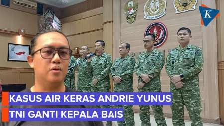 Buntut Kasus Air Keras, TNI Ganti Kepala Bais