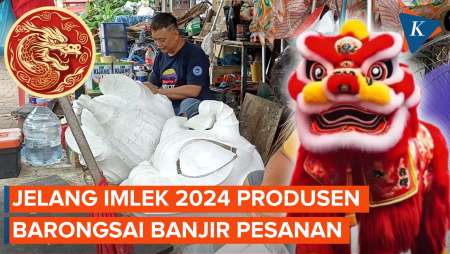 Dijual Mulai Harga Rp 6 Juta, Produsen Barongsai di Semarang…