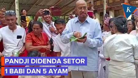 Akhiri Polemik Materi Stand Up, Pandji Jalani Sidang Adat Di Toraja