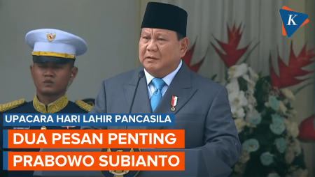 Dua Pesan Penting Prabowo di Hari Pancasila, Ada soal Kesetiaan