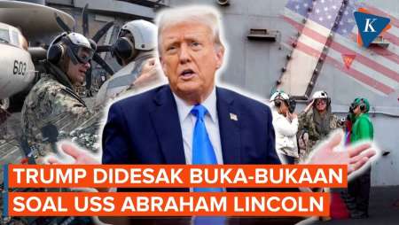 Demokrat Tuntut Trump Buka Kondisi Sebenarnya di USS Abraham Lincoln