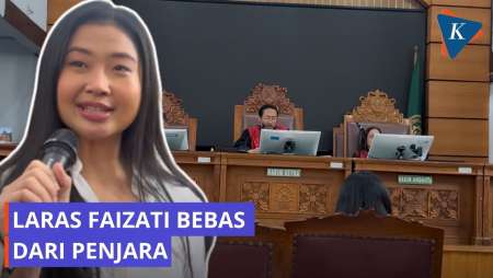 Detik-detik Laras Faizati Dinyatakan Bersalah, tapi Dibebaskan