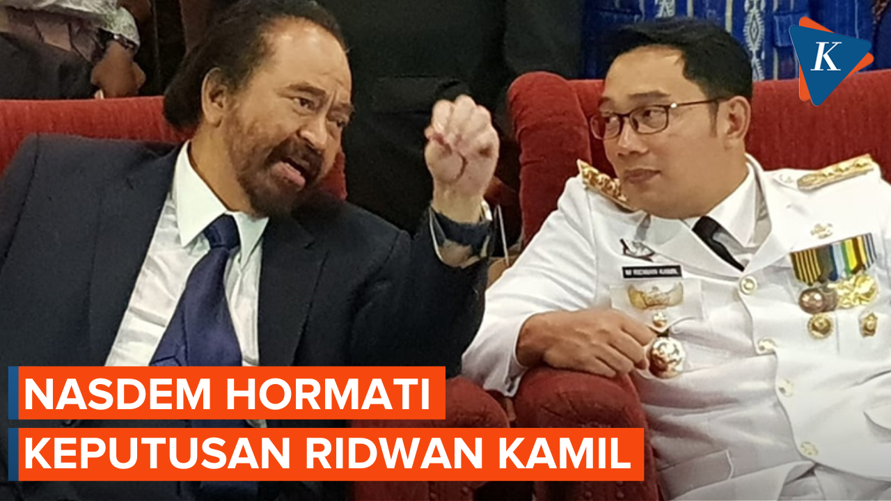 Nasdem Hormati Ridwan Kamil yang Pilih Merapat ke Golkar