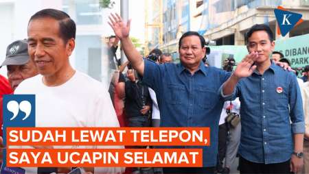 Jokowi Ucapkan Selamat ke Prabowo-Gibran, Tak Beri Arahan usai Menang Pilpres 2024