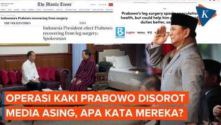 Media Asing Soroti Operasi Kaki Prabowo, Singgung Cedera Saat di Militer dan Kunjungan Jokowi