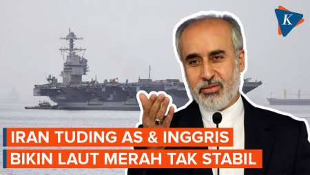 Iran Tuding AS dan Inggris Bikin Laut Merah Tak Stabil gara-gara Serang Houthi