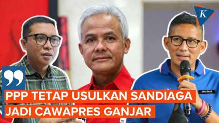 Beredar Isu Duet Sandiaga-AHY, PPP Tetap Ingin Ganjar-Sandiaga