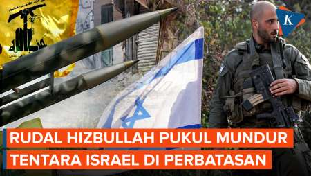 Hizbullah Tembakkan 55 Rudal Demi Pukul Mundur Israel di Perbatasan Ayta Al-Shaab