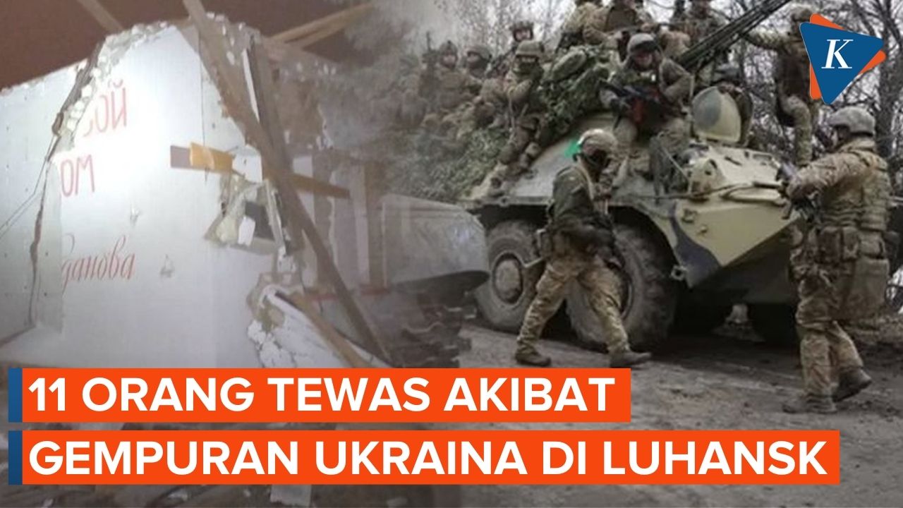 Ukraina Gempur Wilayah Luhansk yang Dikuasai Rusia, 11 Orang Tewas