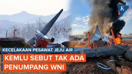 Kemlu Pastikan Tak Ada Penumpang WNI dalam Pesawat Jeju Air yang Jatuh