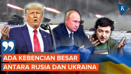 Trump: Kebencian Putin-Zelensky Hambat Pembicaraan Damai Rusia-Ukraina