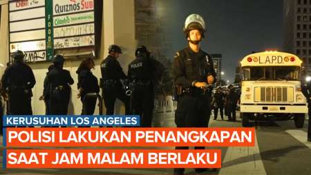 Update Kerusuhan Los Angeles, Polisi Lakukan Penangkapan Besar-besaran