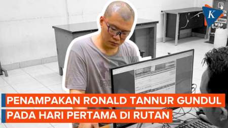 Penampakan Ronald Tannur Dicukur Gundul Usai Mendekam di Rutan