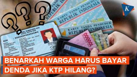 KTP Hilang Bakal Didenda? Wacana Ini Tuai Pro-Kontra