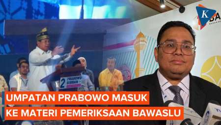 Umpatan Prabowo Dinilai Bawaslu Bisa Masuk Pidana Pemilu