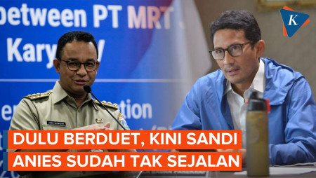 Sandiaga Uno Mengaku Sudah Tak Satu Visi Misi dengan Anies Baswedan