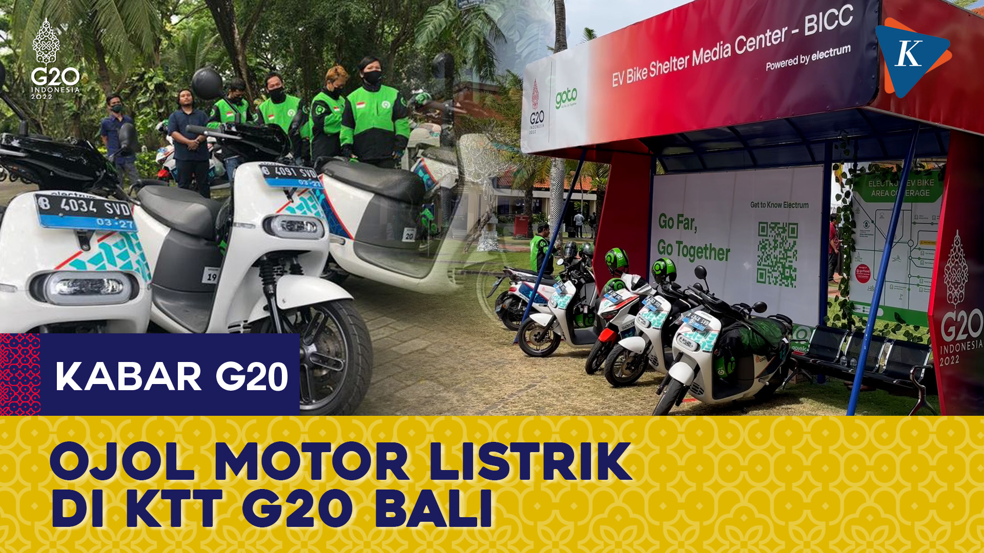 Ojol Motor Listrik Gratis Ramaikan KTT G20 Bali, Siap Antar Jemput Delegasi
