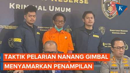 Nanang Gimbal Menyamarkan Rambut Usai Bunuh Sandy Permana