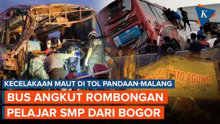 Kecelakaan Maut di Tol Malang, Kapolres: Bus Bawa Rombongan Pelajar SMPIT Darul Quran Bogor