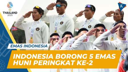 Klasemen SEA Games 2025, Peringkat Indonesia Dengan 5 Emas