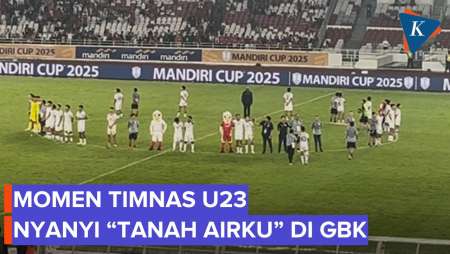 Merinding Saat Timnas U23 Nyanyi Tanah Airku Usai Kalahkan Filipina