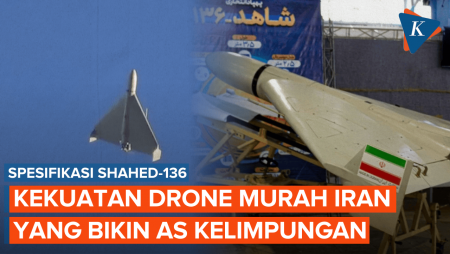 Keunggulan Shahed-136, Drone Murah Iran yang Kuras Rudal Mahal AS