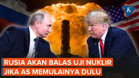 Rusia Akan Balas Uji Senjata Nuklir Jika AS Memulainya Terlebih Dahulu