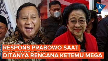 Prabowo Langsung Pamit Saat Ditanya soal Rencana Pertemuan dengan Megawati