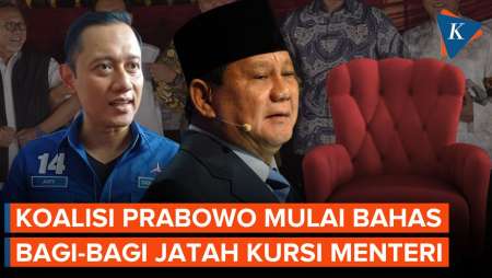 AHY Beberkan Koalisi Prabowo Sudah Bahas Pembagian Jatah Menteri