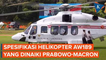 Intip Spesifikasi Helikopter yang Ditumpangi Prabowo dan Macron