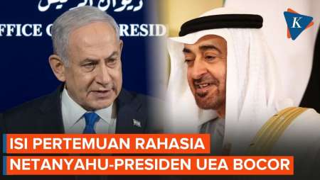 Terungkap! Isi Pertemuan Rahasia Netanyahu-Presiden UEA