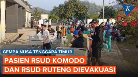 Gempa M 7,7 di Flores, Pasien RSUD Komodo dan RSUD Ruteng Dievakuasi