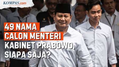 Rangkuman Prabowo dan Calon Menteri-menterinya, 49 Nama Dipanggil, 46 Kementerian Dibuat