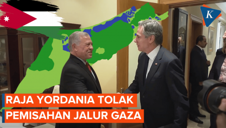 Raja Yordania Tegas Bantah AS, Tolak Pemisahan Tepi Barat dan Jalur Gaza