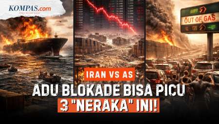Tiga "Neraka" Jika Adu Tahan Blokade Iran Vs AS Berlangsung Lama