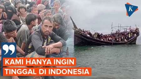 Isi Suara Hati Pengungsi Rohingya, Hanya Ingin Tinggal di Indonesia