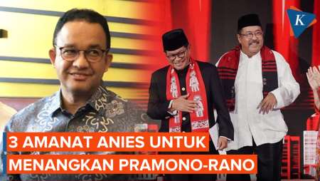 3 Amanat Anies Baswedan ke “Anak Abah” untuk Menangkan Pramono-Rano