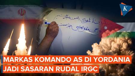 Detik-detik Rudal Iran Meluncur Ke Yordania