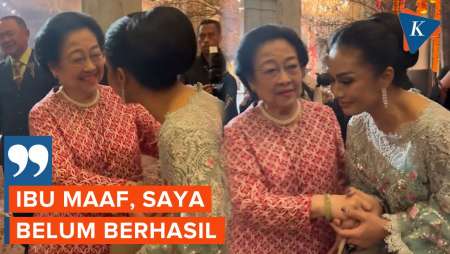 Momen Krisdayanti Cium Tangan Megawati dan Minta Maaf karena Kalah di Pilkada Malang